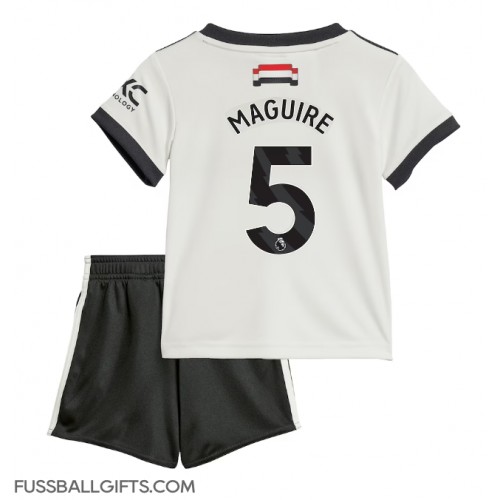 Manchester United Harry Maguire #5 Fußballbekleidung 3rd trikot Kinder 2024-25 Kurzarm (+ kurze hosen)